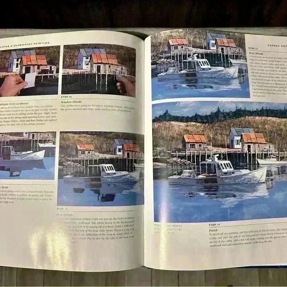 Painting Ships, Shores, and the Sea. Vintage book by Rachel Rubin Wolf. - Picture 6 of 9